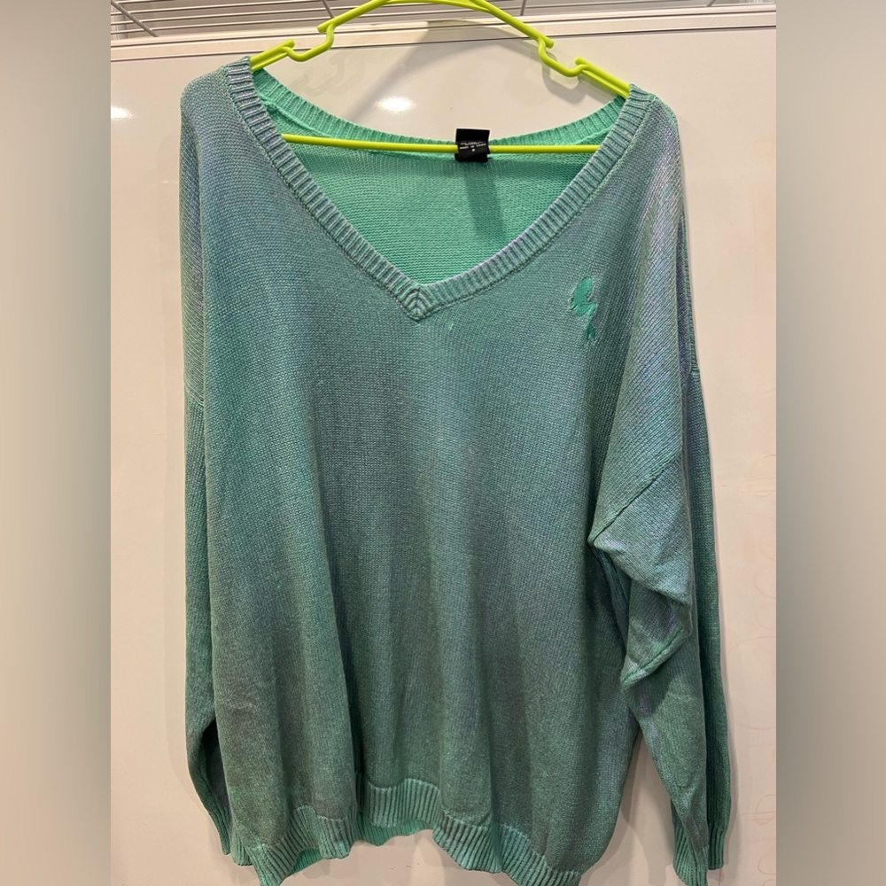 Metallic Little Mermaid Sweater